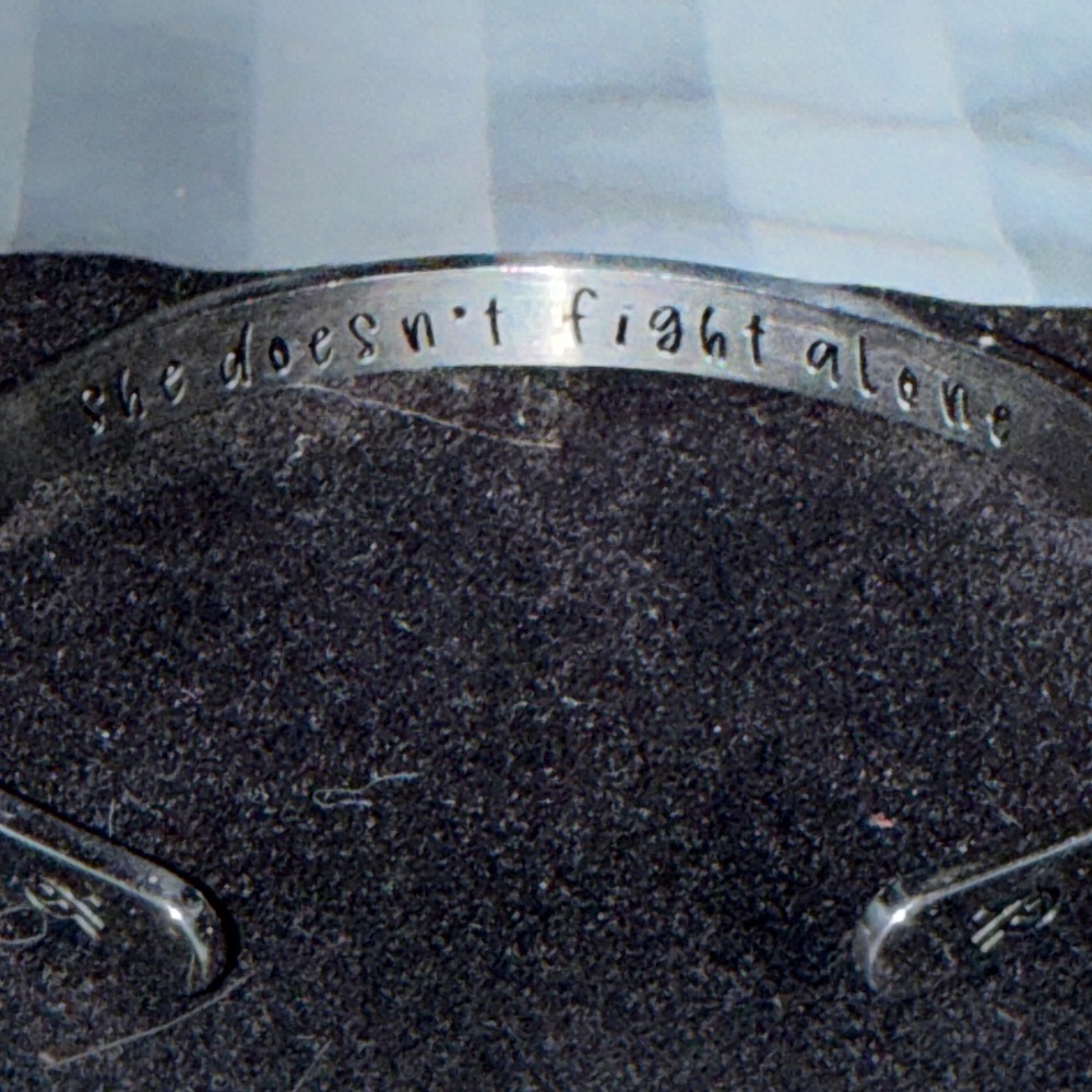 Silver Inspirational Bracelet